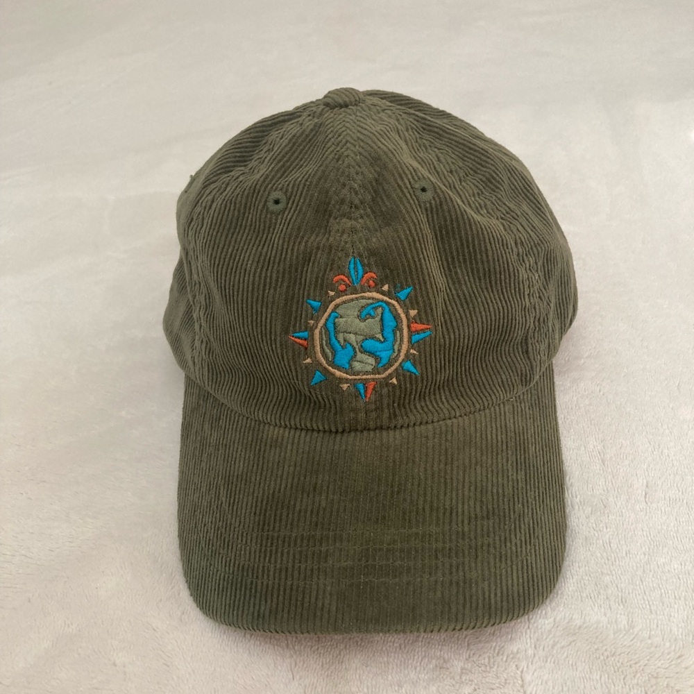 The Territory Ahead Green Corduroy Adjustable Baseball Hat